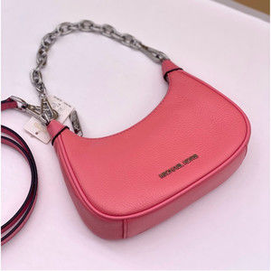 Michael Kors CORA MINI Zip Pouchette Shoulder Crossbody Bag Tea Roses